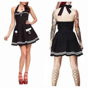 Hell Bunny pin-up sailor dress